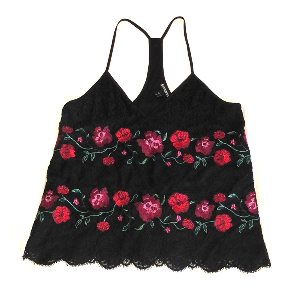Floral, Lace Tank